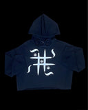 "MARY JANE TIC TAC TOE" CROPPED HOODIES