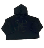 "MARY JANE TIC TAC TOE" CROPPED HOODIES