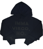 NEW! BLACK ON BLACK PUFF VIRGO HOODIES AND TEES