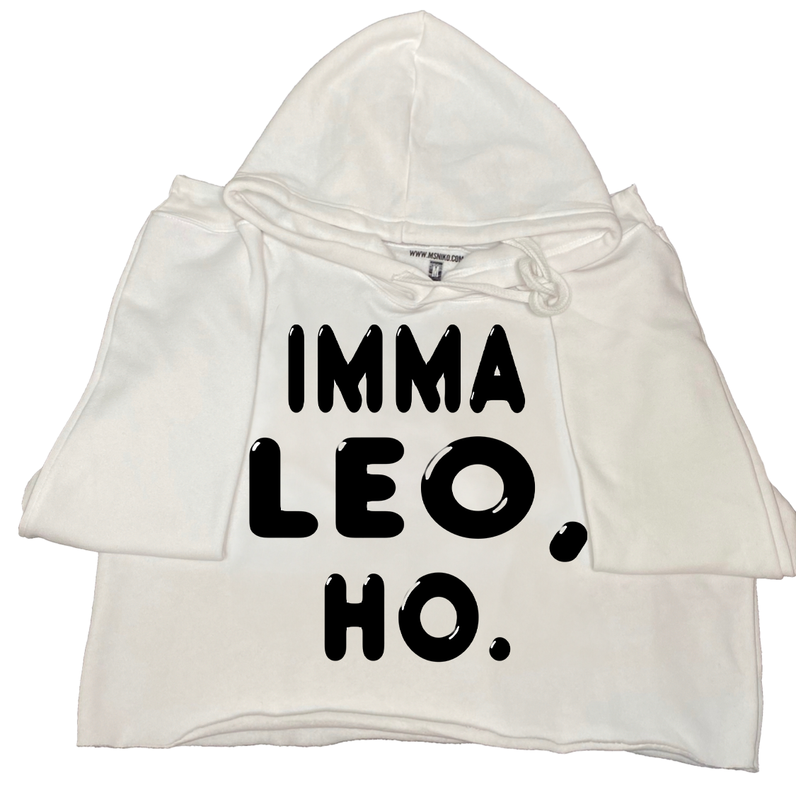 LEO CROPPED HOODIE
