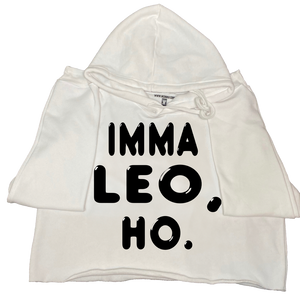 LEO CROPPED HOODIE