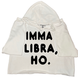 LIBRA CROPPED HOODIE